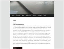 Tablet Screenshot of jamesweeks.org